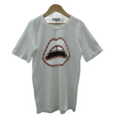 マーカスルプファー MARKUS LUPFER Tシャツ カットソー XS 白 半袖 ラウンドネック グラフィックプリント /SY3 ■GY57のサムネイル