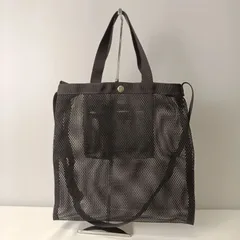 ドリフター Drifter × ナノユニバース nano universe 別注NU MESH TOTE 【持ち手の長さ5cm 縦33cm 横27cm】 ブラック／黒のサムネイル