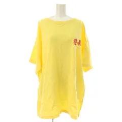 キャンディストリッパー Candy Stripper Tシャツ 綿 M 黄色 中国語 パンダ /JPのサムネイル