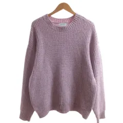 サタデーズサーフ SATURDAYS SURF NYC 美品 ニット セーター S ウール ピンク ローゲージ クルーネック /HWのサムネイル