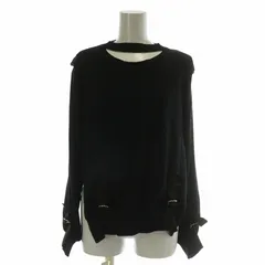 ヴィヴィアンウエストウッド Vivienne Westwood アングロマニア ANGLOMANIA ニット セーター 長袖 チョーカー ベルト 36 S 黒 ブラック /XZ ■GY19のサムネイル