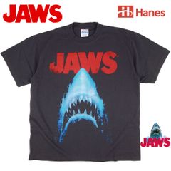 514 JAWS ジョーズ Tシャツ USA 1993年 アメリカ ムービーT チャコール UNIVERSAL STUIOS Jaws 映画T Hanes製 美品 人食い 鮫 サメ スピルバーグ ロイシャイダー ホオジロザメ メンズ レディース  レア 稀少