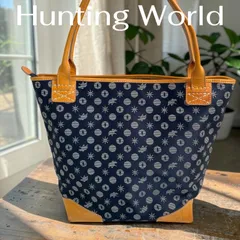 Hunting World ハンティングワールド トートバッグ ネイビーのサムネイル