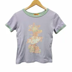 HYSTERICS ヒステリックス HYS ANIMAL ヒス アニマル トリムTシャツ 01253CT06 パープル系 コットン サイズフリーサイズ G00258のサムネイル