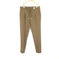 美品 1PIU1UGUALE3 ウノピュウノウグァーレトレ MRP187 RYN017 Giab’s EASY ITALY TROUSERS PANTS スラックス パンツ VI XL レーヨン ポリエステル メンズ AN3851A23 のサムネイル