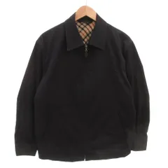 ダックス DAKS ジャケット ブルゾン 裏地チェック 紺 ネイビー /FF ■GY61のサムネイル
