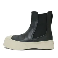 MARNI マルニ サイズ:38(25.0cm) | パブロ チェルシーブーツ TCZW000502 | CHELSEA BOOT | サイドゴア 厚底 フラット 牛革 | ブラック | ハイカット スニーカー シューズ | イタリア製【レディース】【中古】のサムネイル