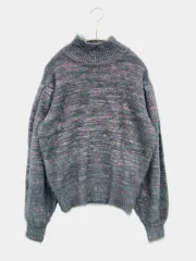 miette ミエット ニット/セーター F グレー その他総柄 長袖 タートルネック/ハイネック レディースのサムネイル