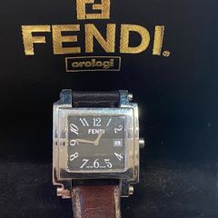 希少 美品】 稼動 FENDI フェンディ クアドロ 腕時計 電池交換済み 