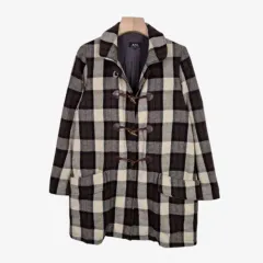 A.P.C. アーペーセー ブラウン CHECK ウール ブレンド ダッフル コートのサムネイル
