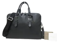 BVLGARI ブルガリ ブリーフケース BVLGARI BVCKLE ビジネスバッグ 281993 ブラック レザー メンズ 2WAY シルバー金具のサムネイル