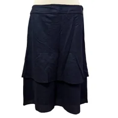 ピエールカルダン Pierre Cardin pierre cardin ピエールカルダン ティアードスカート 42 紺 ネイビー 829604-15 /MZのサムネイル