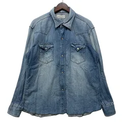 【中古品】 UNUSED アンユーズド DENIM WESTERN LS SHIRT デニム ウエスタン ロングスリーブ シャツ トップス 長袖 【140-260807-cs-13-izu】のサムネイル