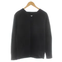 アミ アレクサンドル マテュッシ ami alexandre mattiussi ニット カットソー 長袖 Vネック ウール S 黒 ブラック AMI15FPM /AN75のサムネイル