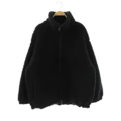 バビロン BABYLONE 25AW ウールボアブルゾン ジャケット ジップアップ F 黒 /NR ■OSのサムネイル