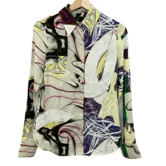 stellamccartney(ステラマッカートニー) 長袖シャツブラウス サイズ36 M レディース美品  - ライトイエロー×白×マルチのサムネイル