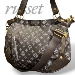 極美品☆russet 2WAY トートショルダーバッグ ナイロン A4 多機能 