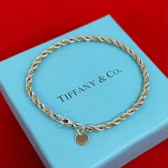 Vintage Tiffany ツイスト スクリュー ロープチェーンブレスレット