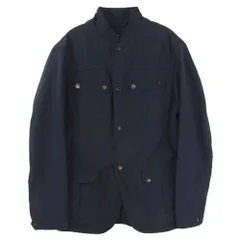 Salvatore Ferragamo サルヴァトーレフェラガモ キルティング スタンドカラー フィールド ジャケット ネイビー系 48【中古】のサムネイル