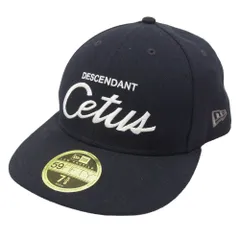 DESCENDANT ディセンダント NEW ERA ニューエラ 21AW 212NEDS-HT01 × NEW ERA ニューエラ LP 59FIFTY ロゴ刺繍 帽子 キャップ ブラック系 7 5/8【中古】のサムネイル