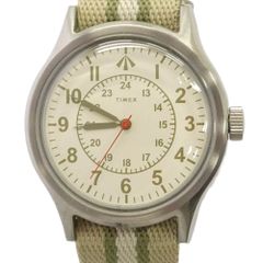 Nigel Cabourn ナイジェルケーボン x TIMEX タイメックス DESERT WATCH デザートウォッチ 時計 カーキ系【美品】【中古】