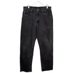 Wrangler ラングラー デニムパンツ 後染め ブラック(メンズ W34 L32)中古 古着 Y7509のサムネイル