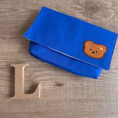 No.8 조금 큰 가로 넣어 도시락 가방 L size * MUJI 블루 B