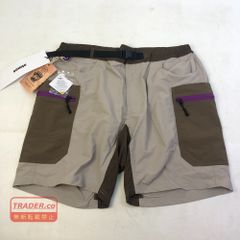 01w-7117 アトモス x グリップスワニー　atmos x GRIPSWANY GEAR SHORT MULTI BEIGE　ギアショーツ マルチ ベージュ　XL ボトムス 【中古品】