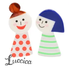 ルチカ ブローチ たまことまるこ ブローチ LU-2006-25  uccica farbe 2608のサムネイル