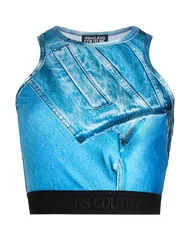 ヴェルサーチ レディース トップス シャツ VERSACE JEANS COUTURE Light Blue ブルーのサムネイル