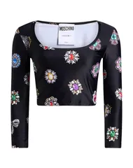 モスキーノ レディース トップス シャツ MOSCHINO Black ブラックのサムネイル