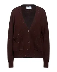 カオス レディース アウター カーディガン KAOS Chocolate Brown ブラウンのサムネイル