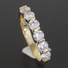 カルティエ Cartier ウエディング バンドリング 7号(47)K18PG 750 保 