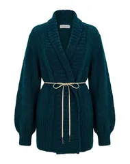 ドリス・ヴァン・ノッテン レディース アウター カーディガン DRIES VANOTEN Deep Teal ティールのサムネイル