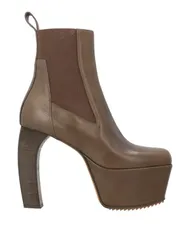 リックオウエンス レディース シューズ ブーツ・レインブーツ ショートブーツ RICK OWENS Military Green グリーンのサムネイル