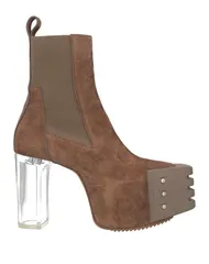 リックオウエンス レディース シューズ ブーツ・レインブーツ ショートブーツ RICK OWENS Khaki カーキのサムネイル