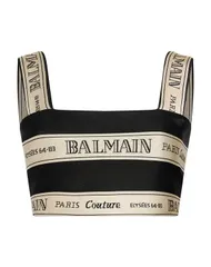 バルマン レディース トップス シャツ BALMAIN Black ブラックのサムネイル