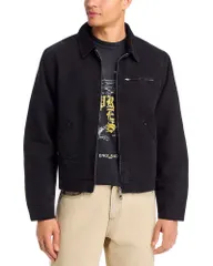 リプレゼント メンズ アウター ジャケット・ブルゾン コットン Representhe Work Cotton Jacket Black ブラックのサムネイル