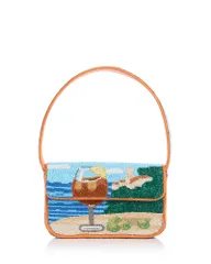 スタウド レディース バッグ STAUD Tommy Beaded Shoulder Bag Sunset Spritzのサムネイル