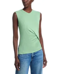 セオリー レディース トップス タンクトップ コットン Theory Cotton Modal Tank Delicate Green グリーンのサムネイル