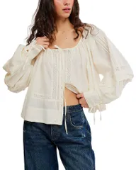 フリーピープル レディース トップス シャツ コットン Free People La Lune Cotton Top Tofuのサムネイル