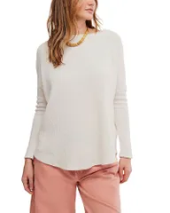 フリーピープル レディース アウター ニット・セーター Free People Latte Blues Thermal Sweater Sugar Swizzleのサムネイル