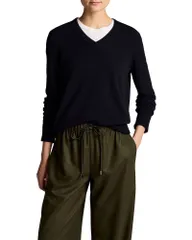 ヴィンス レディース アウター ニット・セーター Vネック Vince Cashmere V Neck Sweater Coastalのサムネイル