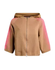 ヘルノ レディース アウター カーディガン ファスナー付きニット HERNO Camel キャメルのサムネイル