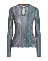 ミッソーニ レディース トップス シャツ プルオーバー MISSONI Azure Blue ブルーのサムネイル