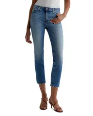 エージー レディース ボトムス デニムパンツ ストレート ジーンズ AG Mari Mid Rise Crop Straight Leg Jeans in 13 Years Reign 13 Yearのサムネイル