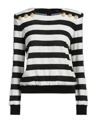 バルマン レディース トップス シャツ プルオーバー BALMAIN Black ブラックのサムネイル