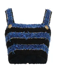 バルマン レディース トップス シャツ BALMAIN Black ブラックのサムネイル