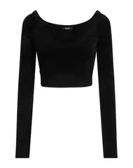 バルマン レディース トップス シャツ BALMAIN Black ブラックのサムネイル