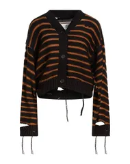 マルタンマルジェラ レディース アウター カーディガン MM6 MAISON MARGIELA Black ブラックのサムネイル